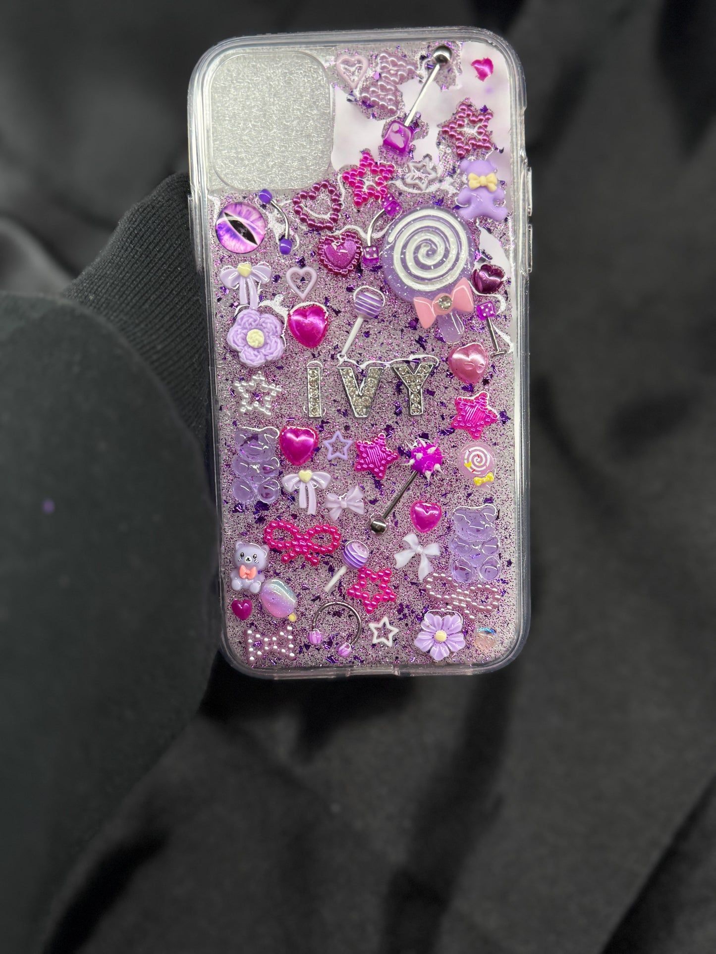 JUNK CASE WITH GLITTER